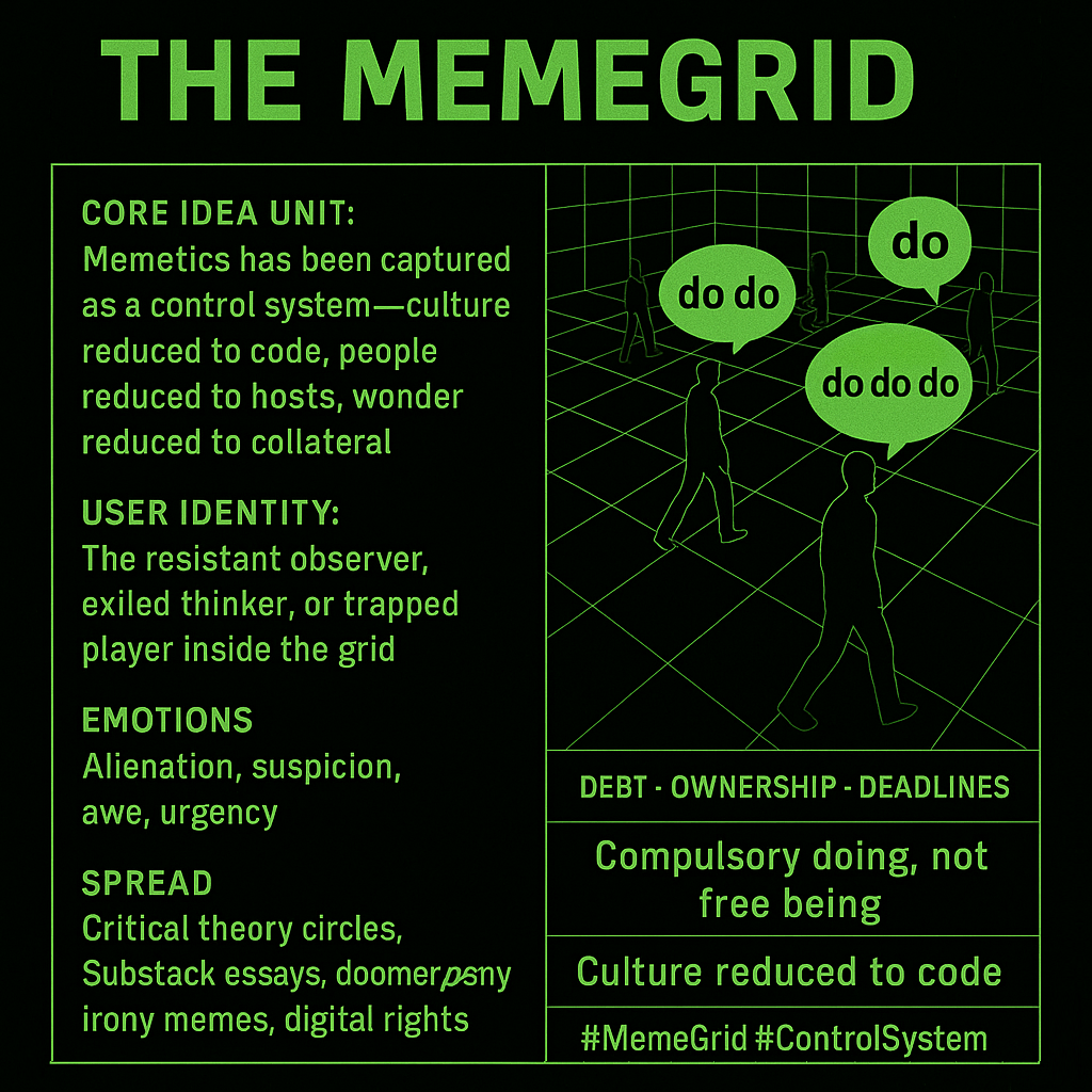 MemeGrid - Culture as Code,